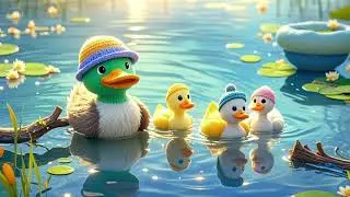 🦆✨ Ducks on the Pond Counting Song! | Fun Counting Rhyme for Kids
