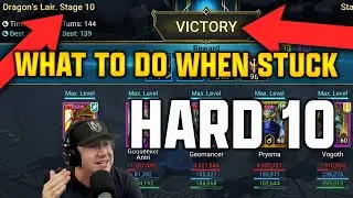 WHAT TO DO WHEN STUCK - HARD 10 DRAGON LAIR - RAID Shadow Legends - RSL