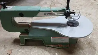 REVIEW ON THE CENTRAL MACHINERY SCROLL SAW FROM HARBOR FREIGHT. #woodworkingtools #woodart