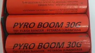 Petarda PYROBOOM 30G, Review și verificare gramaj + test