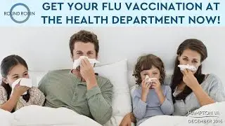 Get your flu shot at the Hampton Health Department now!