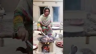 Pakistani Village Girl Cooking