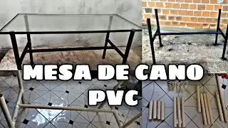 COMO FAZER MESA DE CANO PVC / DO LIXO AO LUXO / DIY DECOR | Flavia Rodrigues