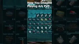Ark pvp imagine vs pvp reality 😐