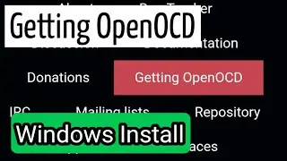 УСТАНОВИТЬ OpenOCD Windows 11