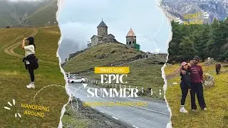Красота Казбеги |Грузия|Дикие лошади