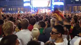 Fan Zone Berlin (Fanmeile) - Germany-Denmark Euro2012