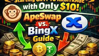Starting Crypto Arbitrage with Only $10: ApeSwap vs. BingX Guide