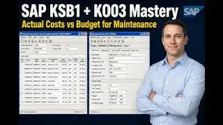 Освоение SAP KSB1 и KO03 | Отслеживание фактических затрат и сравнение с бюджетом для проектов те...
