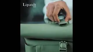 LIPAULT Paris - This season's trendy colour: Dry Sage.  #luggage  #bag #travel