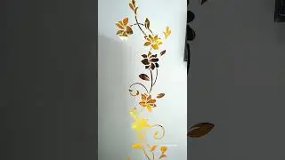 3D Acrylic mirror wall sticker ⭐  #youtubeshorts #temu #temufinds #shorts #review