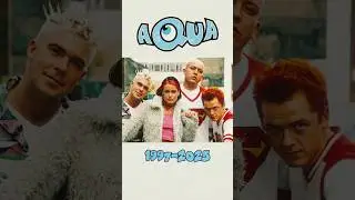 AQUA: (1997-2025) THEN AND NOW #AQUA #barbiegirl #nostalgia #throwback #thenandnow #90smusic
