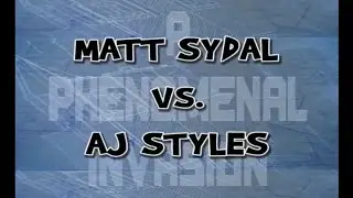 Matt Sydal vs. AJ Styles - IWA-MS A PHENOMENAL INVASION 09.15.2004 | FULL MATCH