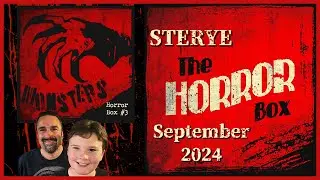 Sterye Horror Mystery Box #3 Monsters September 2024 Unboxing! Frankenstein werewolves & Pennywise