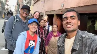 American, Belgian, Brazilian, Italian & Indonesian Australian Try Nepali Food in Kathmandu
