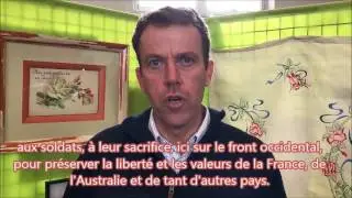 Visite du ministre australien Dan Tehan au futur centre d'interpr&eacute;tation de Vignacourt