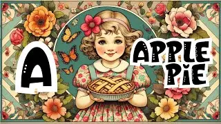 🍎 A Apple Pie Alphabet Song 🍎 | Fun Nursery Rhymes for Kids | ABC Phonics & Learning Letters