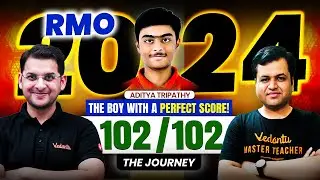 RMO 2024 : ADITYA TRIPATHY Scored 102/102 | KNOW HIS JOURNEY | VOS Student #ioqm #mathsolympiad #vos