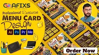 Restaurant Menu Card Design | Modern & Creative Food Menu Design by UsmanGrafixs