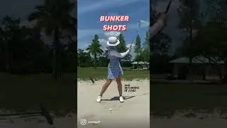 Simple and easy bunker shot tips. Easy golf drills