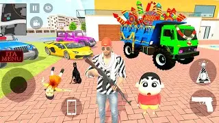 🤩 Shinchan Laya Franklin Ke Liye Patakhe Wala Truck 💥🤯 Indian Theft Auto Simulator Game 