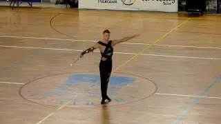 Arnaud LEMAZURIER - Champion de France Masculin Senior 2010 de Twirling Bâton HD