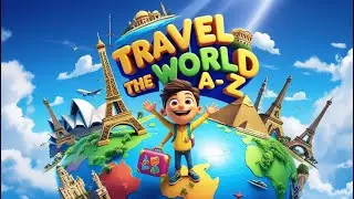 Travel the World A to Z! 🌍 | Fun Kids Song About Countries & Cultures | LullabyMelon