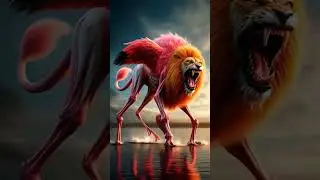 Ai anime video/ New cat and lion combo video#cartoon #ai #animals #funny #status #short#shortfeed