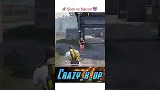😱Op solo bs Squad M24 headshot 🎯! #bgmishorts #shortsfeed #viral #pubg #trending #tdm