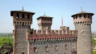 Il Castello e  il Duomo di Montichiari (Bs)