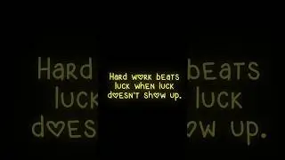 Luck is Temporary, Hard Work is Forever | UPSC 2 LBSNAA 2.0 | #shorts