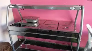 COMPREI UM BALCÃO SELF-SERVICE. INVESTIMENTO PARA O RESTAURANTE.