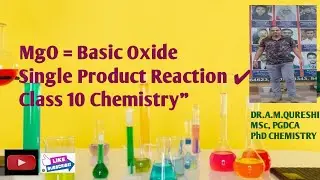 Magnesium Oxide MCQ | Basic Oxide & Single Product Reaction | Class 10 Chemistry NCERT CBSE ICSE