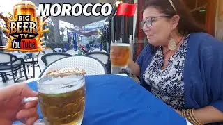 Morocco Agadir and BIG BEER TV reviews a Cheap Priced Draught Beer 
