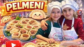 Making pelmeni with Zamira and Ella