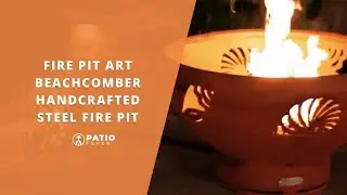 Fire Pit Art Beachcomber Handcrafted Carbon Steel Fire Pit