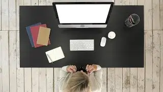 Woman Working With Computer Stock Video