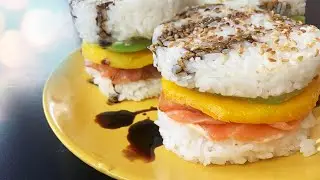 Rice Burger │ Fastest Sushi Burger Recipe │ Fastest Food Making Show Ever