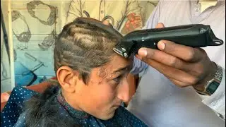 Full Head Shave with Machine | Satisfying ASMR Transformation