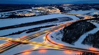 First flights of 2026 -- Winter drone flying, Fort McMurray