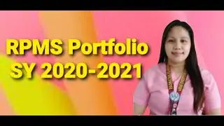 RPMS Portfolio SY 2020-2021 #depEd #teacherlove