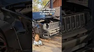 Ecco la jeep renegade pi&ugrave; modificata al mondo 😱 #jeep #renegade #tuning #modifiche #automotive #car
