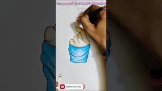 kpop hand heart drawing |bts drawing | bts hand heart drawing | finger heart #drawing #shorts #bts
