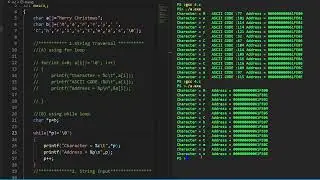 Strings #1 - String Traversal and String Input in C Programming