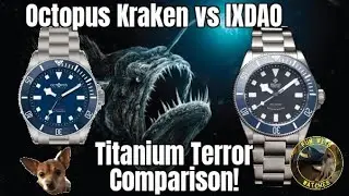 Octopus Kraken vs IXDAO Pelagos 39 Homage Watch Comparison