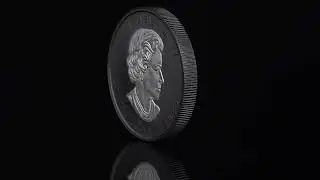 2023 1oz Silver Super Incuse Maple Leaf Black Rhodium