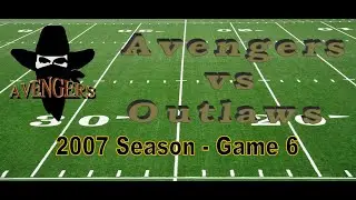 Gilbert Pop Warner Avengers 2007 Season - Game 6