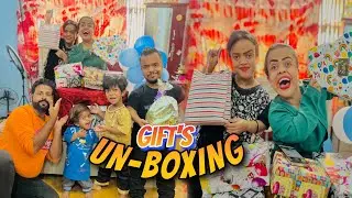 Finally Yousaf ki Birthday Gifts ki Unboxing kardi | Unboxing Video | Yousaf Aur Ismail Lad Pade 😥