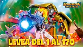 GUIA para LEVEAR TU CUENTA de DIGIMON MASTER del 1 al 170 #ladmo