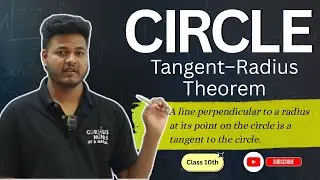 Unlocking the Tangent Rule in Circles  #maths #10thclass